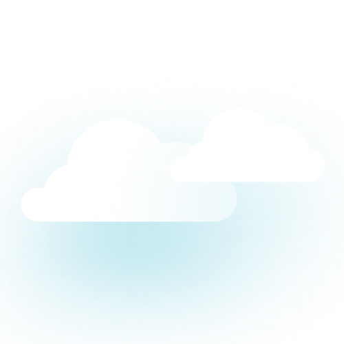 imagem de nuvem à esquerda